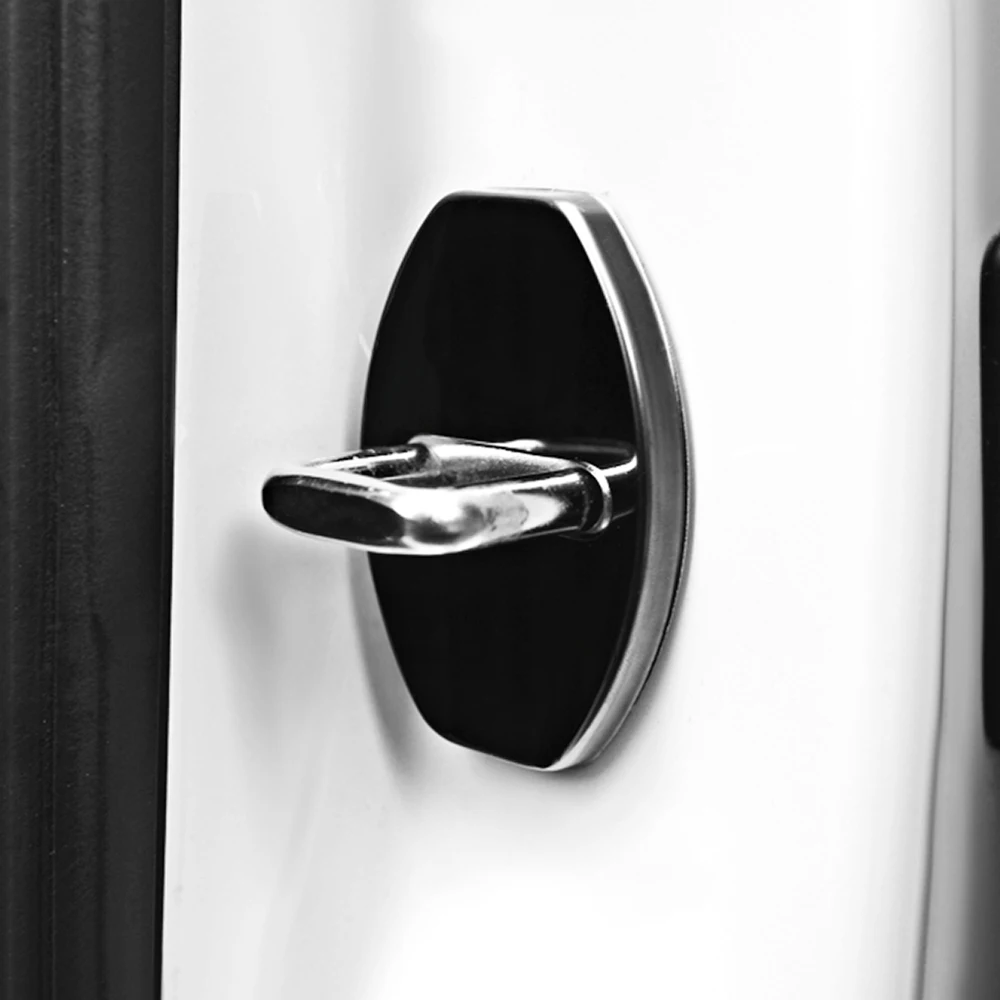 4PCS/Lot For VW POLO JETTA MK5 MK6 Passat B5 B6 B7 GOLF MK7 Scirocco CC Touran Tiguan Touareg Door lock cover car-styling - купить по