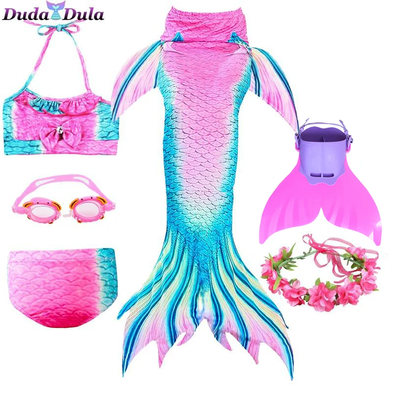 

Little Mermaid Tail for Girls Swimming Children Swimsuit Children's Dress up Clothes Anime Cosplay Kids Swimwear for Girls