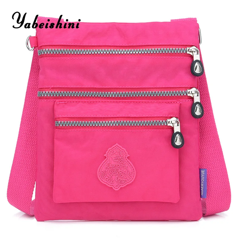 Женская сумка через плечо нейлоновая ткань сумки мессенджеры женские роскошные