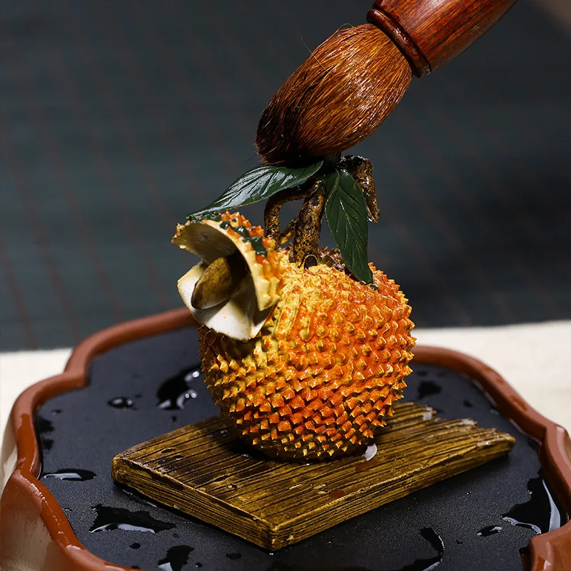 PINNY фиолетовая глина личи скульптура ручной работы керамика кунг фу чайная