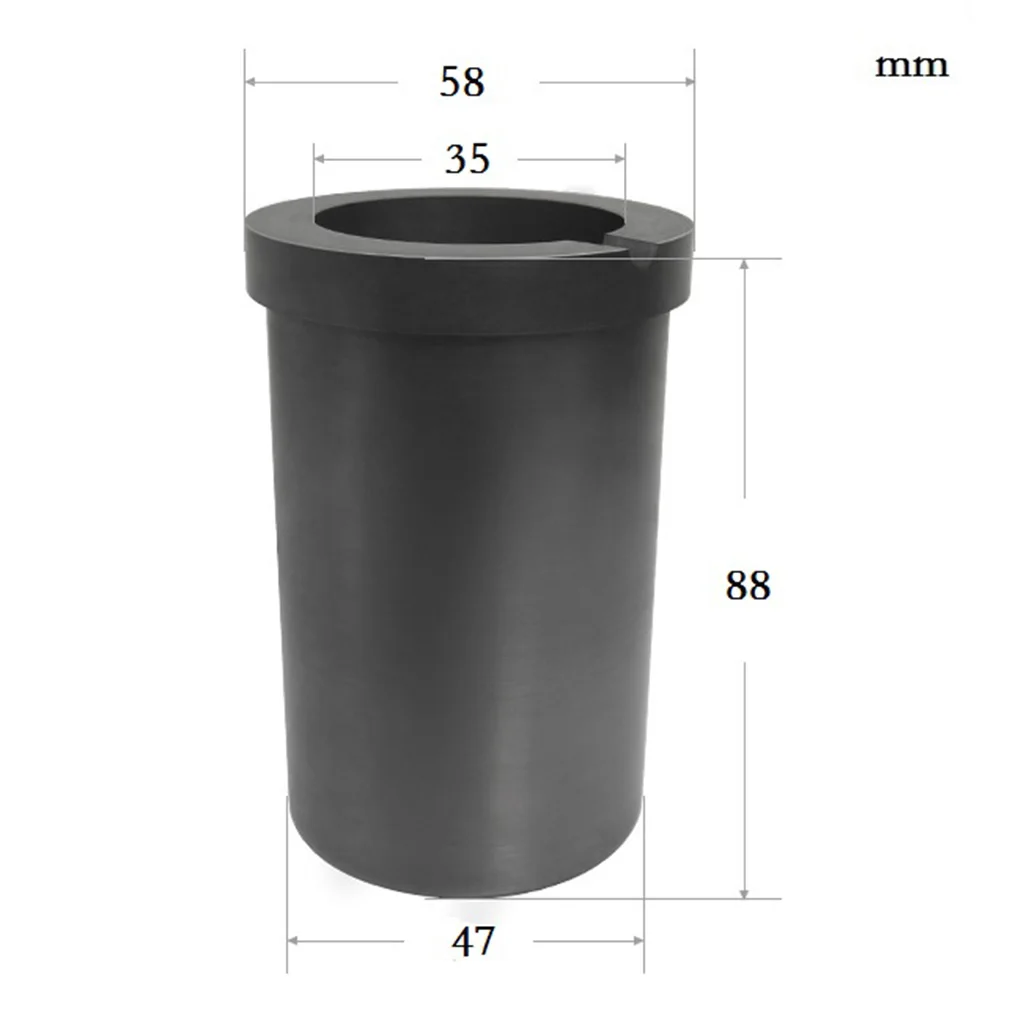 

Graphite Furnace Crucible Cup Casting Crucible for Melting Gold and Silver, Jewelry Making Tool, High Purity, High Density