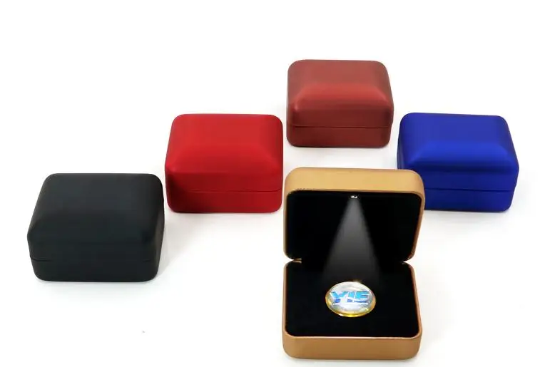 Светодиодный защитный бокс высокого качества для значков памятные монеты медаль