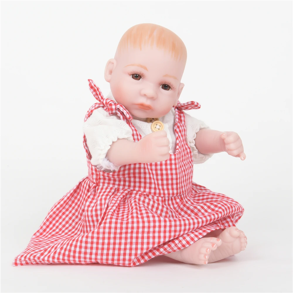 10 &quotПрекрасная кукла Reborn Preemie Bebe полностью силиконовая для новорожденных