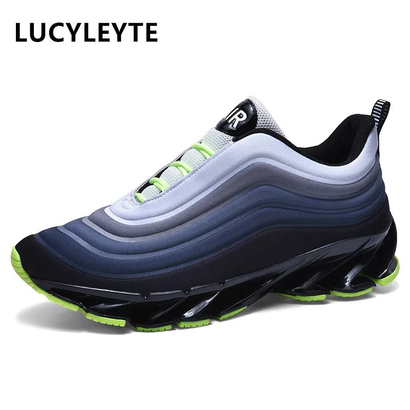 

Мужские кроссовки на шнуровке, черные дышащие кроссовки для бега, повседневная обувь для спорта на осень 2020