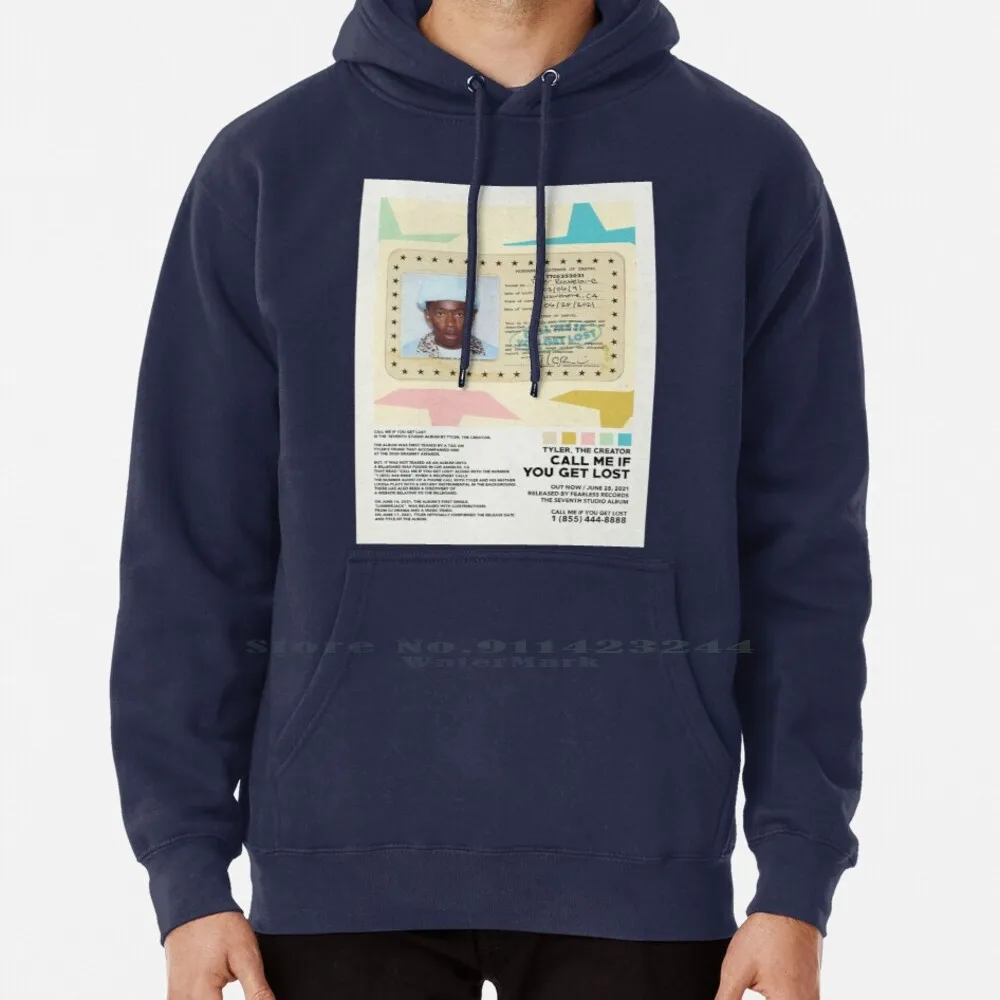 

The Creator Poster Hoodie Sweater 6xl Cotton Tyler Cover Album Music Call Me If You Get Lost License Vintage Humanis Hottime