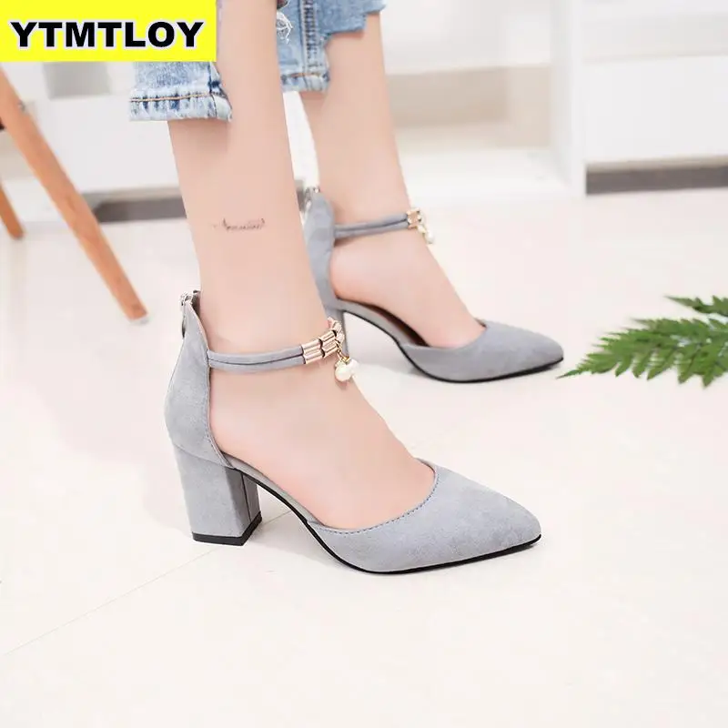 

Fashion Ankle Strap Women Casual Sandals Summer High Heel Shoes Buckle Ladies Office Work Sandalias Shoes Gladiator Gold