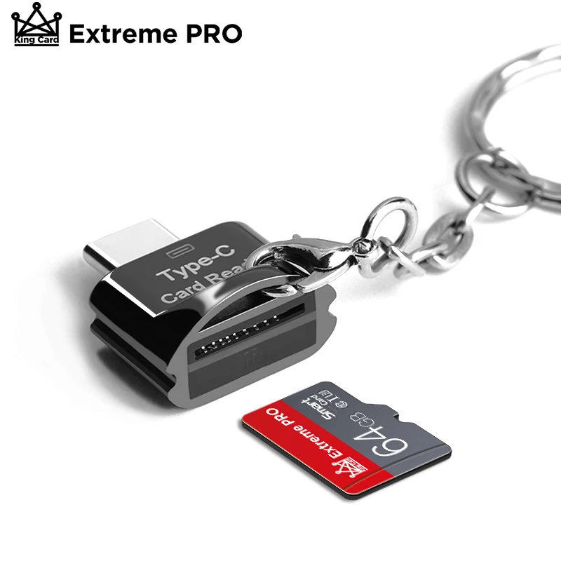 Высокоскоростной OTG Type C к Micro-SD TF адаптер Смарт-кардридер для Samsung Huawei Micro USB