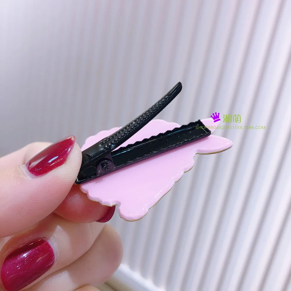 Зажим для волос Sumikkogurashi в японском стиле акриловый зажим с зеркальными животными