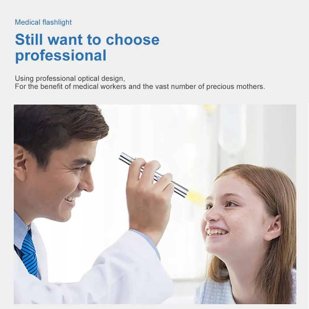 Ручка медицинская аккумуляторная с зарядкой от USB минисветильник рный