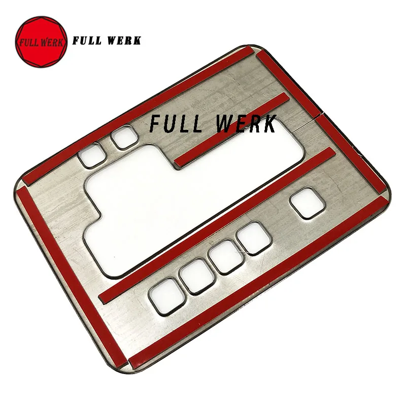 1 шт. наклейка на панель переключения передач из нержавеющей стали для Volkswagen Touareg