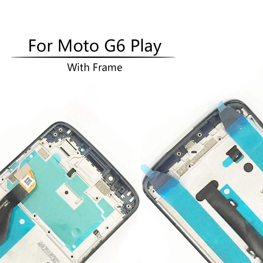 5," сенсорный экран для Motorola Moto G6 Play XT1922-1 XT1922-3 XT1922-4 ЖК сенсорный экран с рамкой дигитайзер дисплей