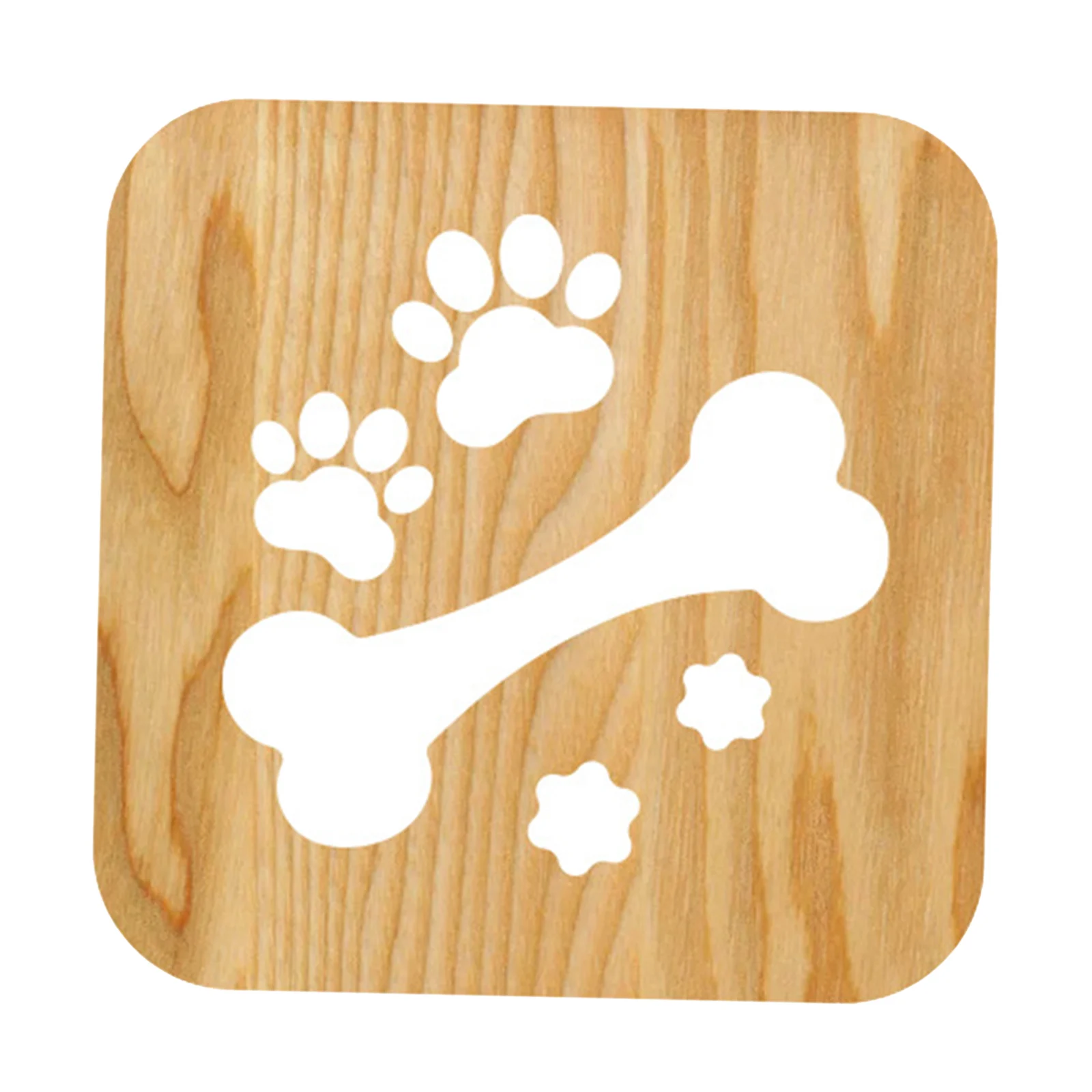 

Lovely Pine Wood Bedroom Table Lamp USB Night Light for Living Room Dorm