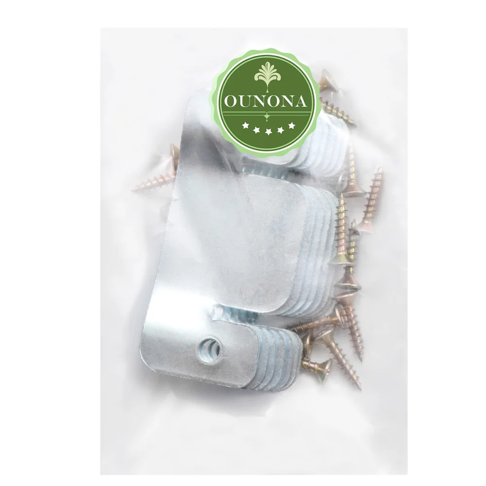 

8pcs Universal Sectional Sofa Interlocking Furniture Connector with 16pcs Screws