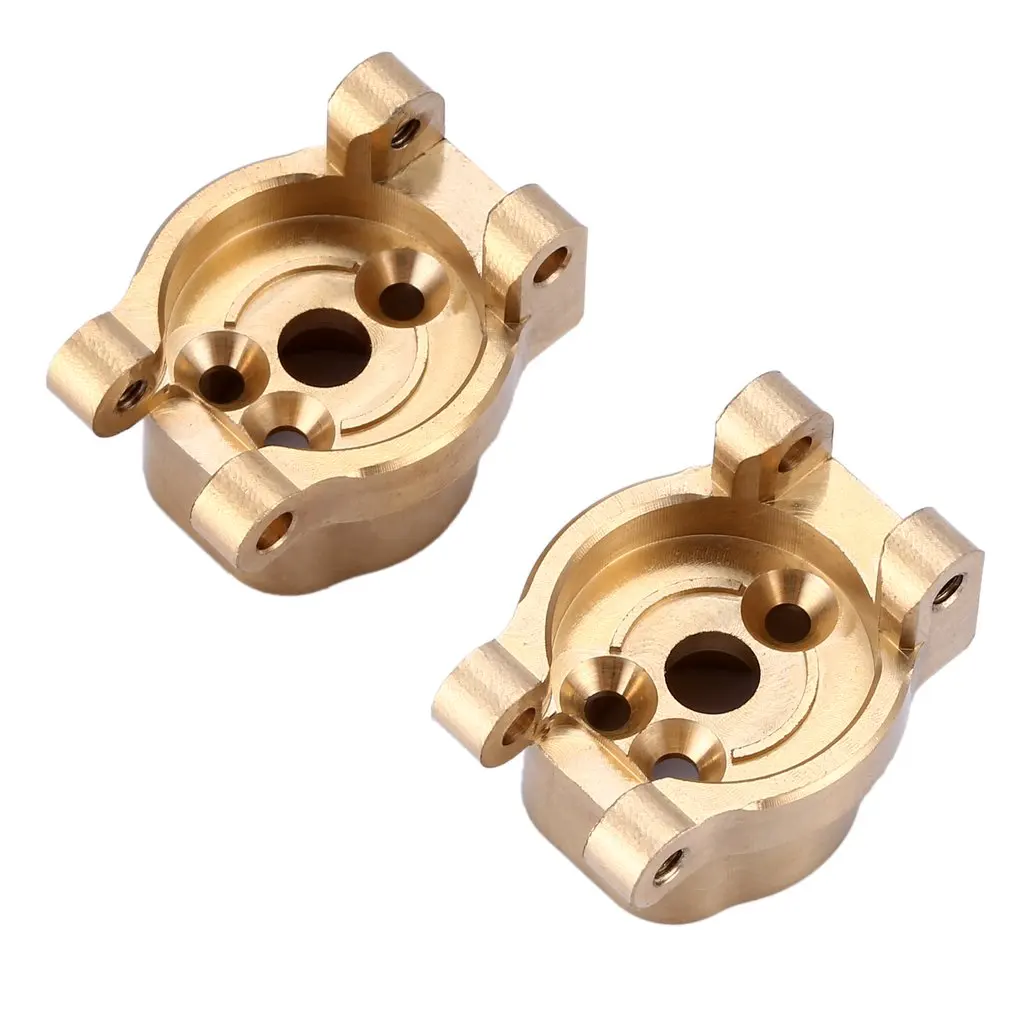 

Brass Front Hub Carrier Counterweights Turning copper Weights Truck Wheel Hub for SCX10 90046 1/10 RC Car