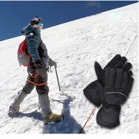 winter electric heated warming portable batter mens magic gloves warming portable battery soft outdoor sports hiking climbing