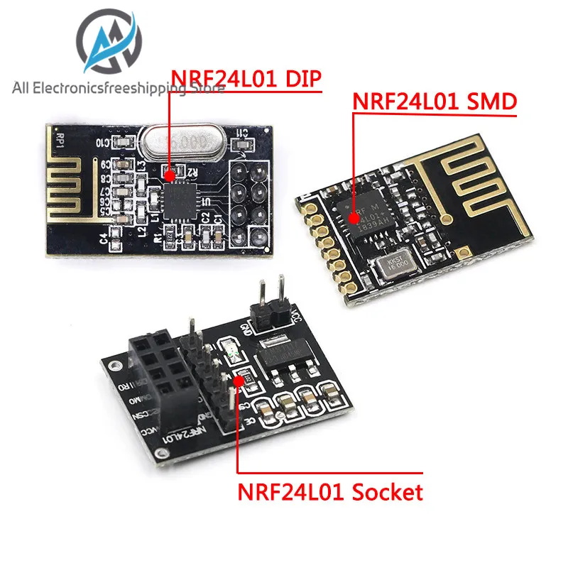 NRF24L01 + модуль беспроводной передачи данных 2 4G/NRF24L01 обновленная версия Мбит/с