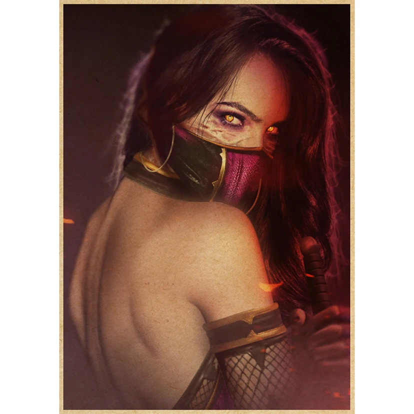 Модерн Домашний Декор "Постер игры Mortal Kombat" вышивка крестиком 5D DIY Diamond Painting квадратного/круглого бриллианта WG2591.