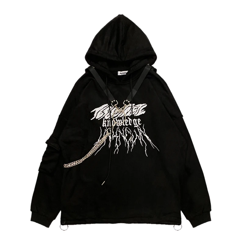 Зимние новые уличные флисовые толстовки с капюшоном в стиле хип-хоп бойфренда