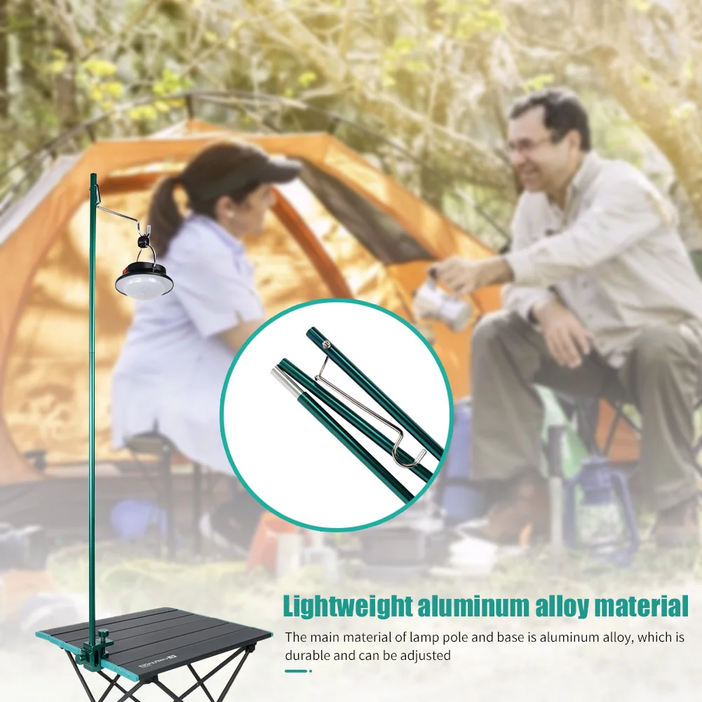

Detachable Folding Lamp Pole Outdoor Lantern Stand Tripod Camping Bracket Holder Camping Portable Outdoor Elements