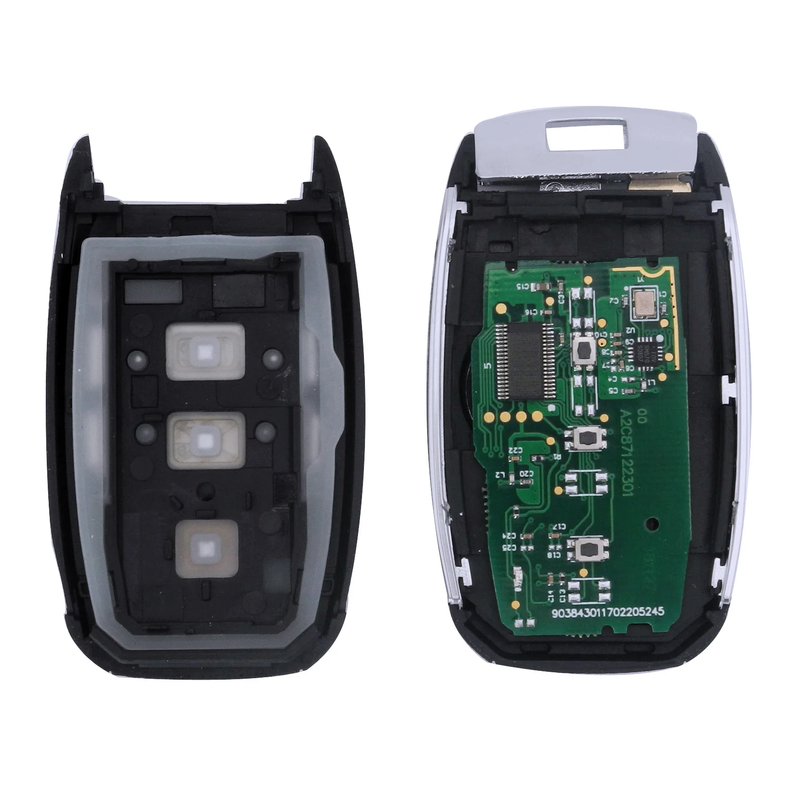 jingyuqin Remote Car Key Shell For KIA K5 Sportage Sorento 433MHZ Electronic Circuit Board Hyn14 Blade Smart Auto Case 3 BTN | Автомобили