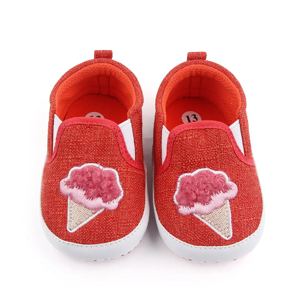 Весенняя детская обувь на мягкой подошве мороженое для маленьких девочек |