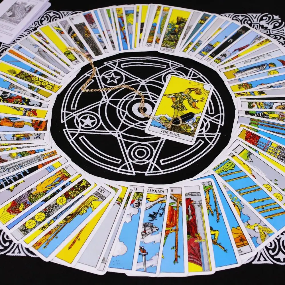 3 в 1 Таро колода для карт тарокчи таротология Универсальный ваитовый Divination Divining