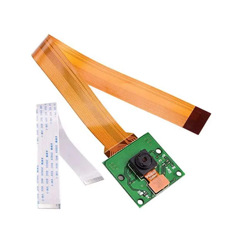 Модуль датчика камеры 5 Мп 1080p OV5647 для Raspberry Pi 4 3 2 Модель B + A с 16 см плоский кабель Zero