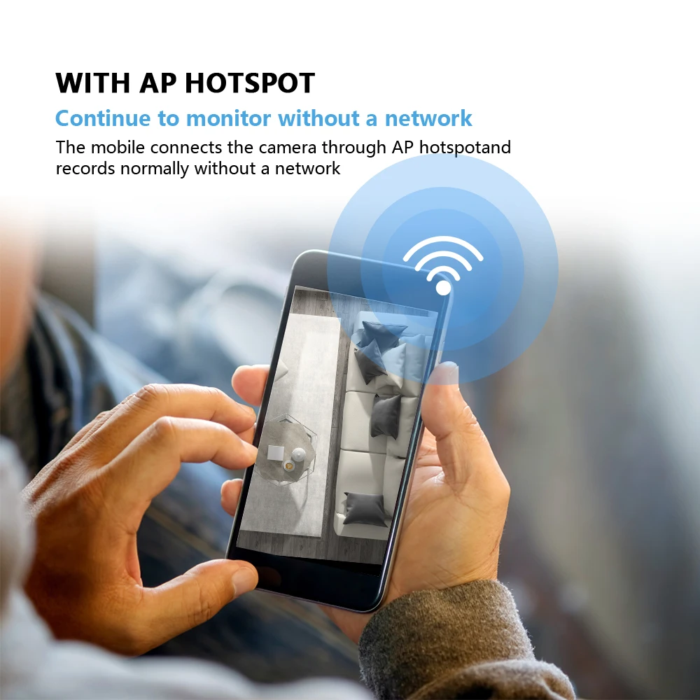 Podofo 1080P IP камера безопасности система наружного видеонаблюдения Wi-Fi беспроводная