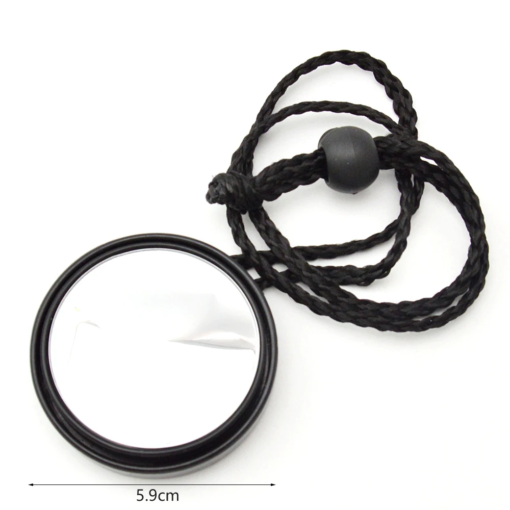 

Scuba Diving Accessories Diving Adjustable Rearview Mirror With Rope Safety Side Hanging Cave Signal Scuba Swimming Accessories