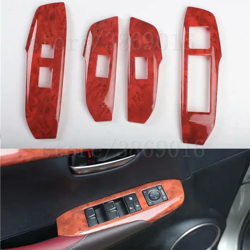 ABS хромированный внутренний подлокотник для двери автомобиля кнопка