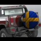 Аксессуары для шин, Швейцарский флаг, 16-дюймовый чехол для запасного колеса, защитный чехол для внедорожника, фургона, автомобиля