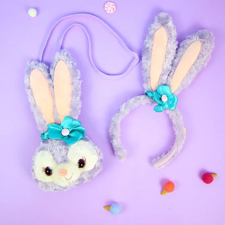 Япония Медведь Даффи Stellalou Rabbit плюшевая игрушка кукла кошелек сумка для женщин мультфильм Медведь Даффи stelllalou сумка через плечо для детей девочек