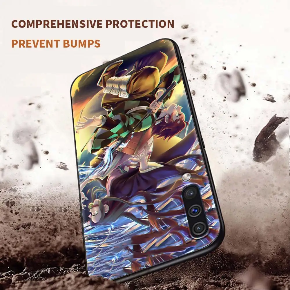 

Anime Demon Slayer Kimetsu No Yaiba Case For Samsung Galaxy A50 A10 A70 A20e M31 A30 A40 A02s M30s M21 M11 F41 TPU Black Cover