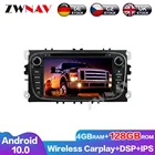 Автомобильный мультимедийный DVD-плеер, 4 + 128 ГБ, экран Android 10, для Ford black Mondeo 2008-2011, GPS-навигатор, автомагнитола, стерео, головное устройство