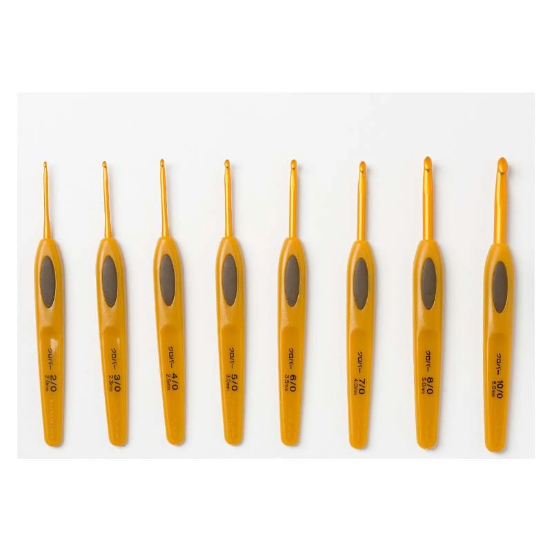 Высокое качество японский Клевер бренд вязальный крючок Алюминий Амур Вязание