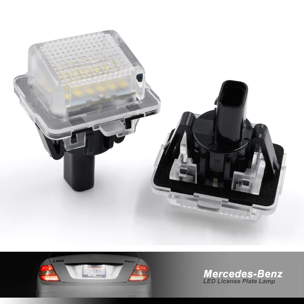Светодиодный светильник Ной знак для Mercedes Benz W204 2D 4D 5D W212 W216 W221 CLA W231 W166 R173 2 шт.|c200