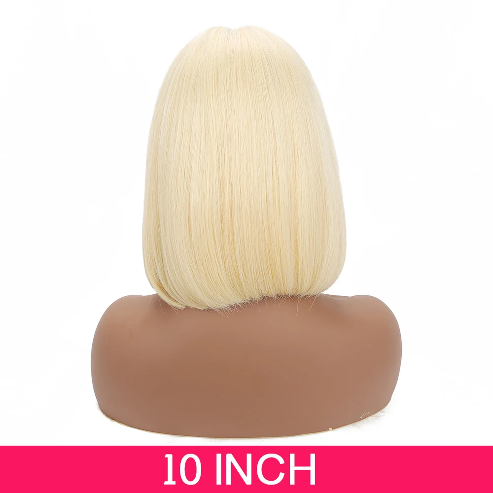 Glueless 13*4 кружевные передние человеческие волосы парики короткий боб парик бразильские парики 613 прямые волосы предварительно выщипанные волосы с детскими волосами