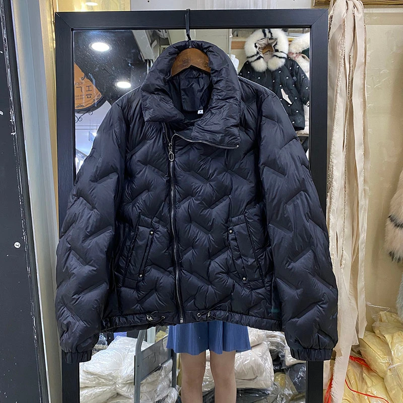 Пуховая парка 2021 зимнее пальто женский пуховик женская Свободная куртка на белом