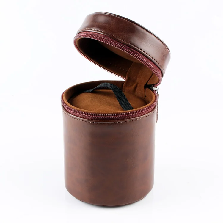 Универсальная сумка для объектива в стиле ретро жесткий чехол из искусственной