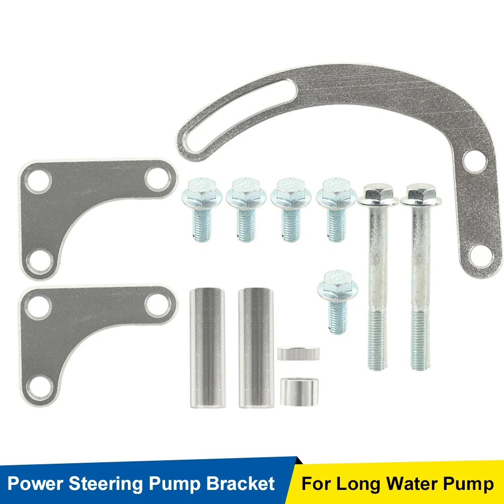 

High quality Adjustable Power Steering Pump Mounting Bracket Kit for LWP GM SB Chevy 350 Car Accessories Engines With Water
