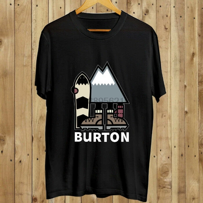 Burton сноуборды Логотип новая футболка Размеры S 5XL|Мужские футболки| |