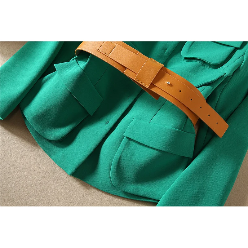 Европейские модные Подиумные куртка пальто для женщин 2019 новые элегантные