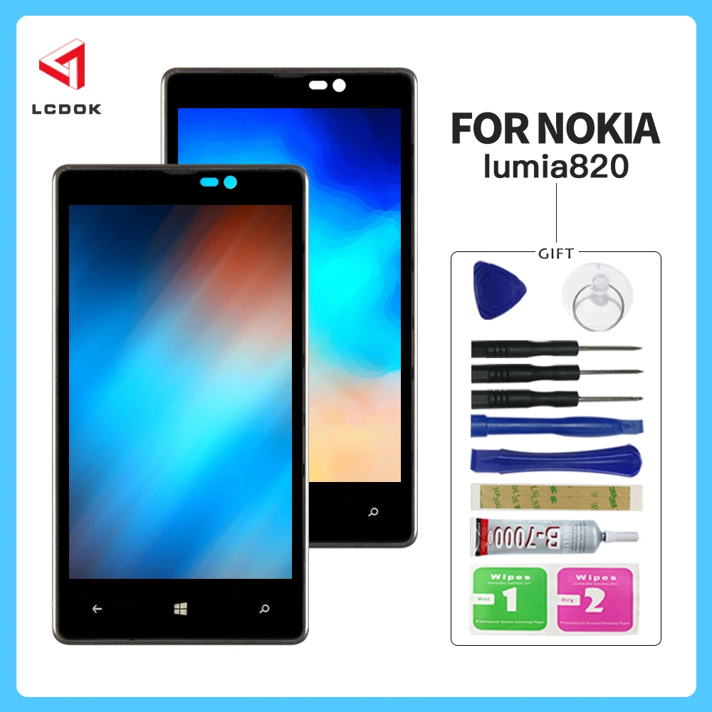 100% тестирование Экран чехол с подставкой и отделениями для карт Nokia Lumia 820 RM-824 RM-825