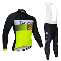 banesto 2020 long sleeves cycling jersey set mountain road cycling suit mtb outdoor racing bike sweatshirt pants sportswear