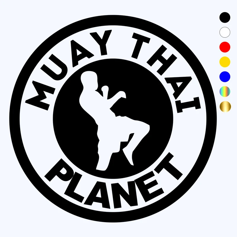 

CK20100# Various Sizes Vinyl Decal Muay Thai Car Sticker Car Styling Decor on Motorcyle Truck Bumper Rear Window