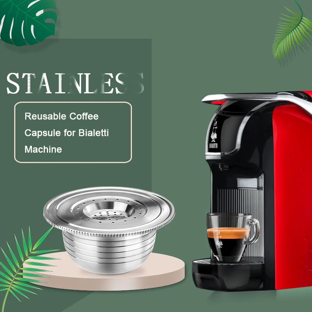 ICafilas-Junta de acero inoxidable para caf&eacute; expreso, filtro de caf&eacute;, para Bialetti, Opera, Macchina-0