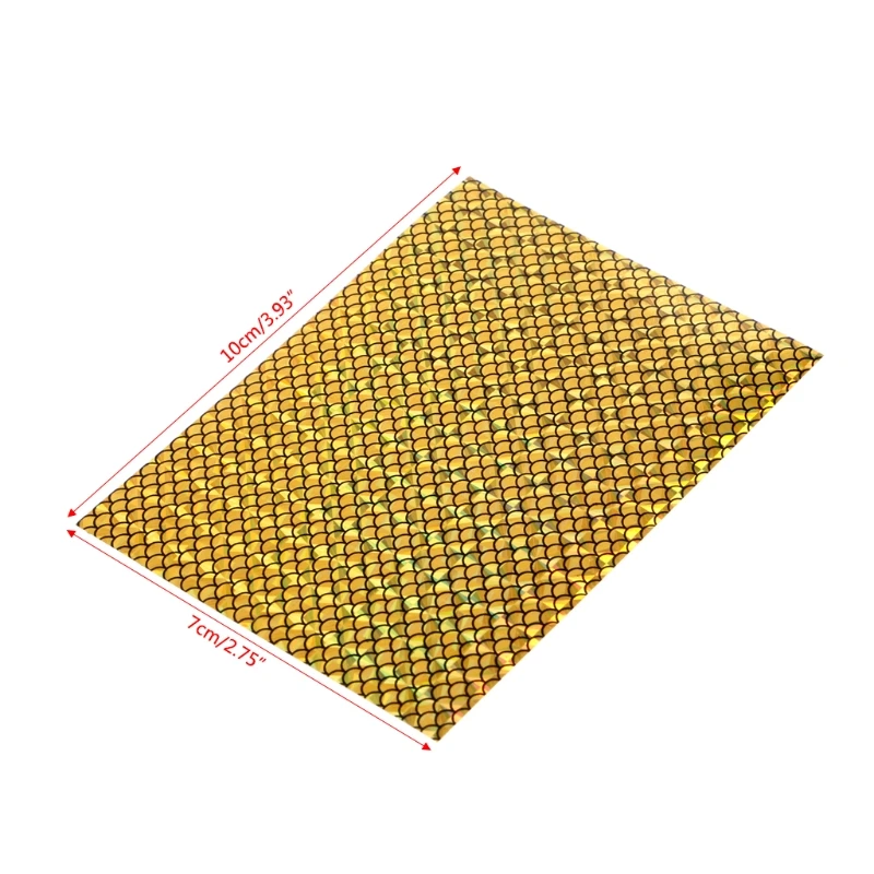 Голографическая клейкая пленка флэш лента для приманки изготовления мушек