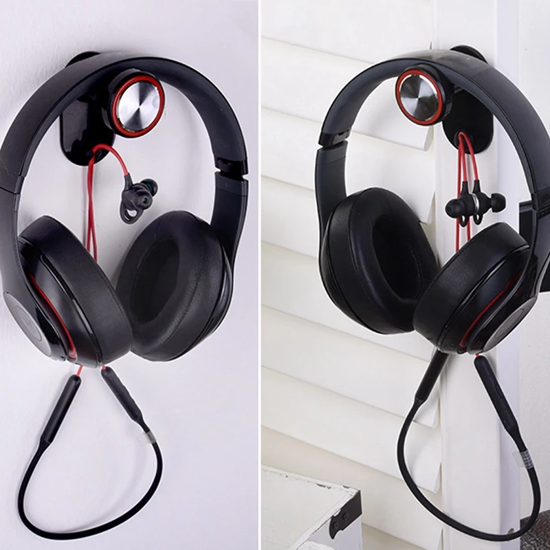 

Extensible Headphone Stand Holder, Universal Gaming Headset Hanger with Cable Clip,Earphone Holder Hook(4 Pack)
