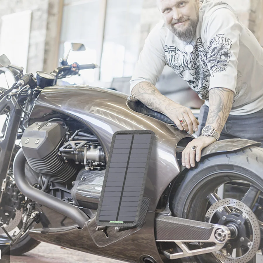 

ALLPOWERS 18V 5W/7.5W/10W Charger Solar Panel Battery Maintainer for Car Motorcycle Boat Fish Finder