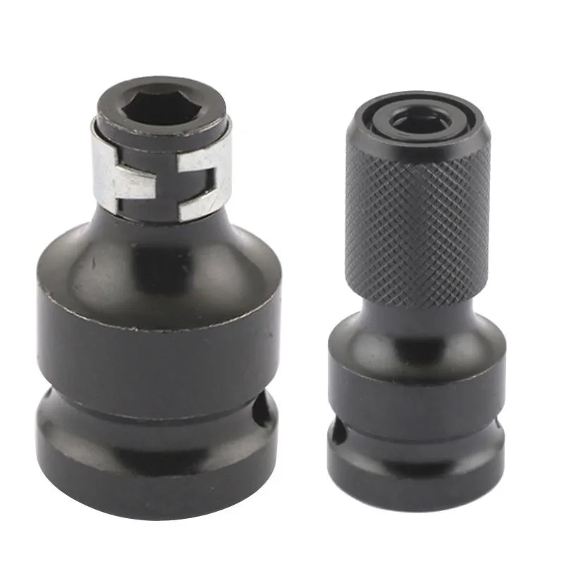 

Practical 1/2" to 1/4" Hex Shank Adaptor Quick Release Impact Driver Electric Wrench Conversion Kit Quick Change Socket Adapter